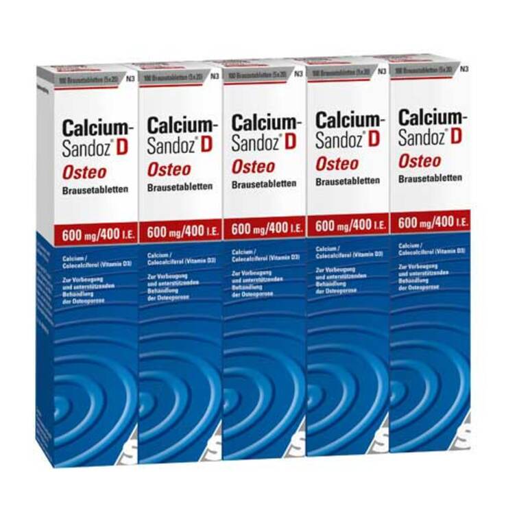 Calcium Sandoz D Osteo Brausetabletten, 100 St