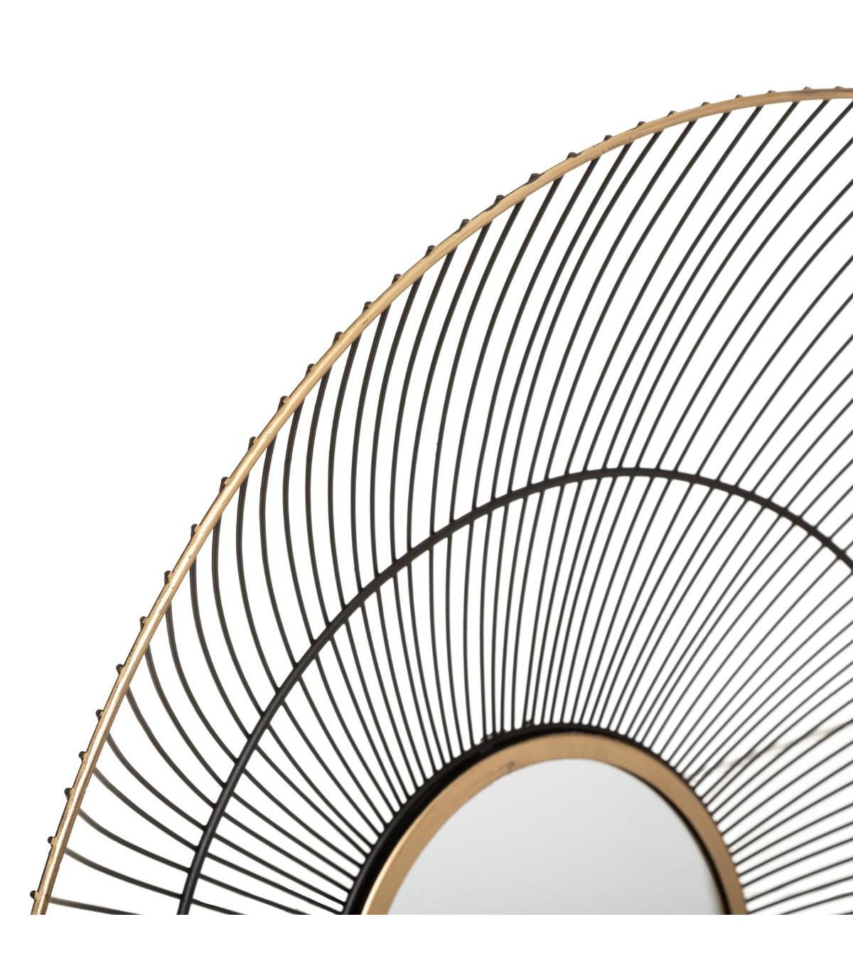 MIROIR METAL LENY D.64.5X15CM