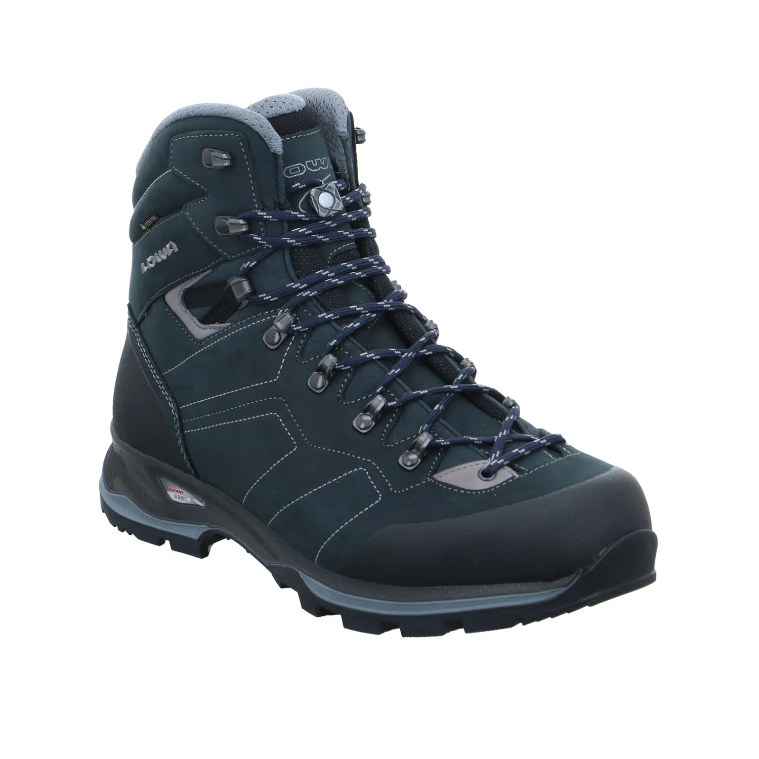 LOWA Trekkingschuhe Dunkelblau Leder