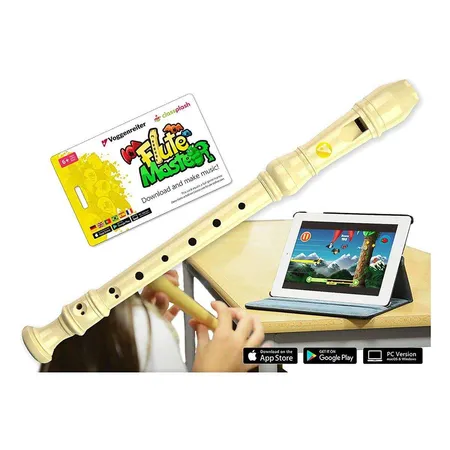 Voggenreiter Flute Master Blockflöte mit Lernsoftware App