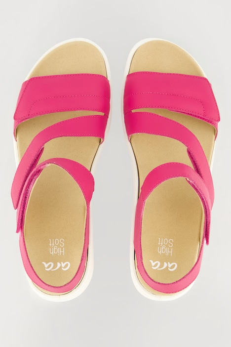 Ara Leder-Sandalen, Klettriegel, Weite H