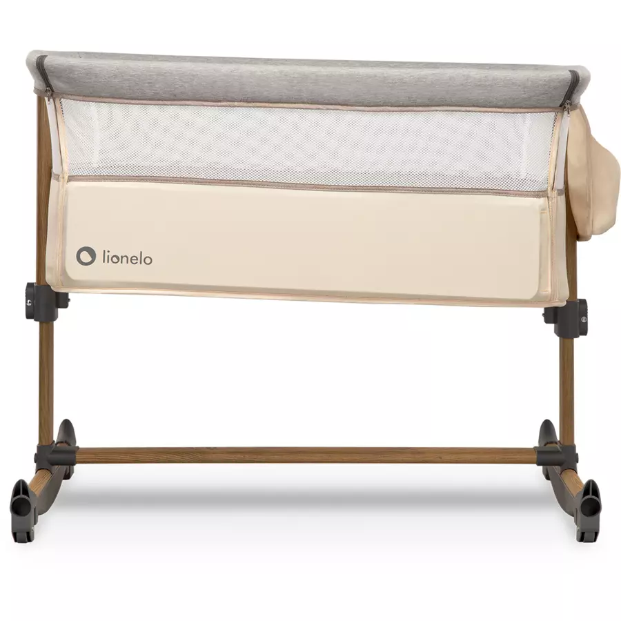 lionelo Beistellbett Leonie Beige Sand