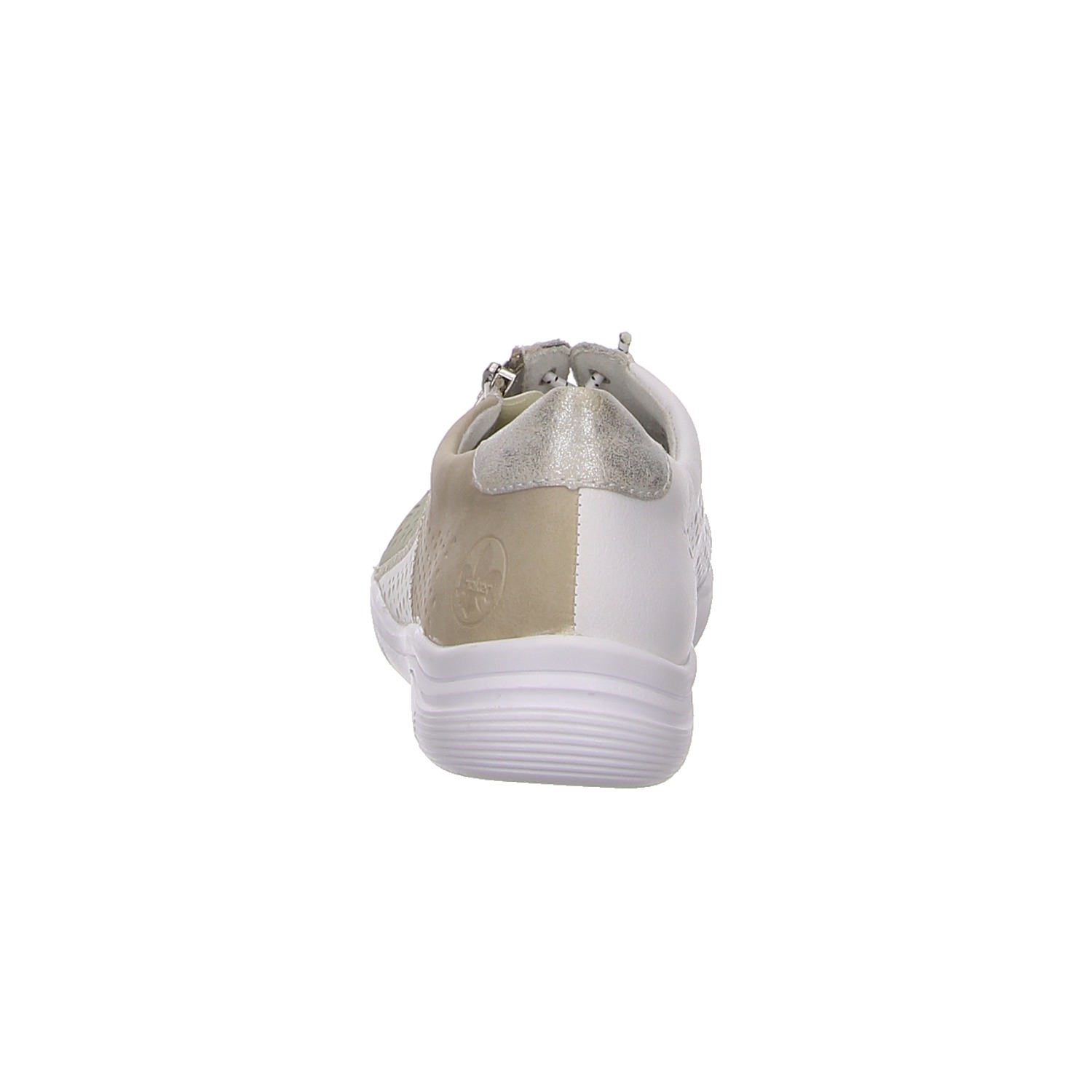 Rieker Schnürhalbschuh weiss/weiss kombi