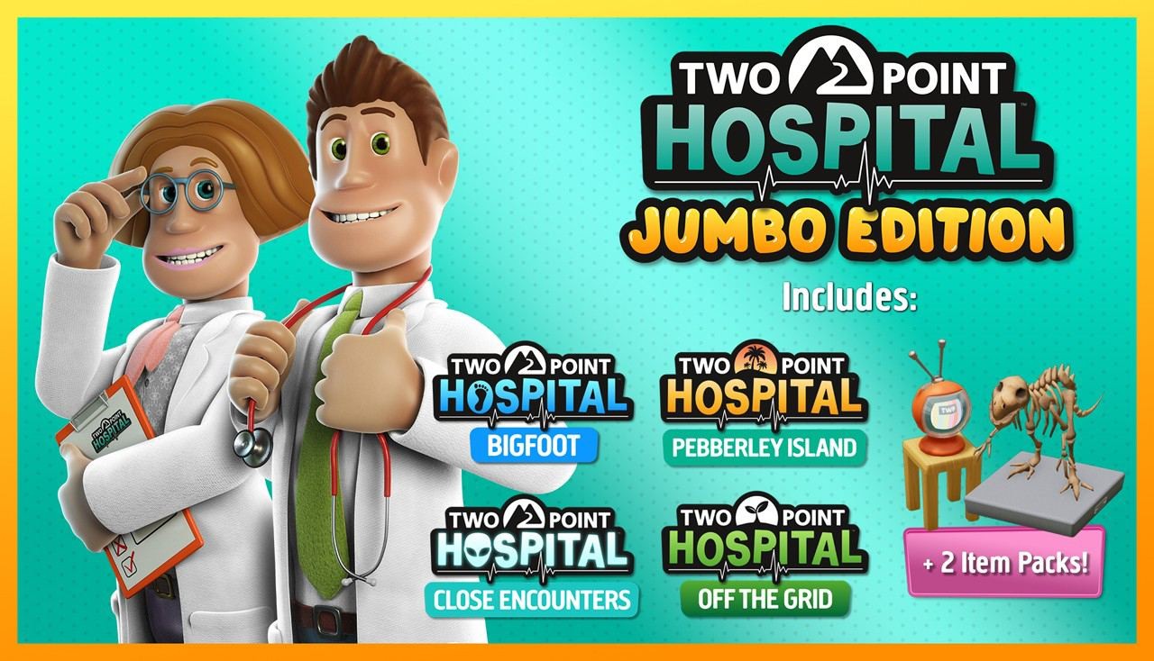 Two Point Hospital (Jumbo Edition)- PlayStation 4