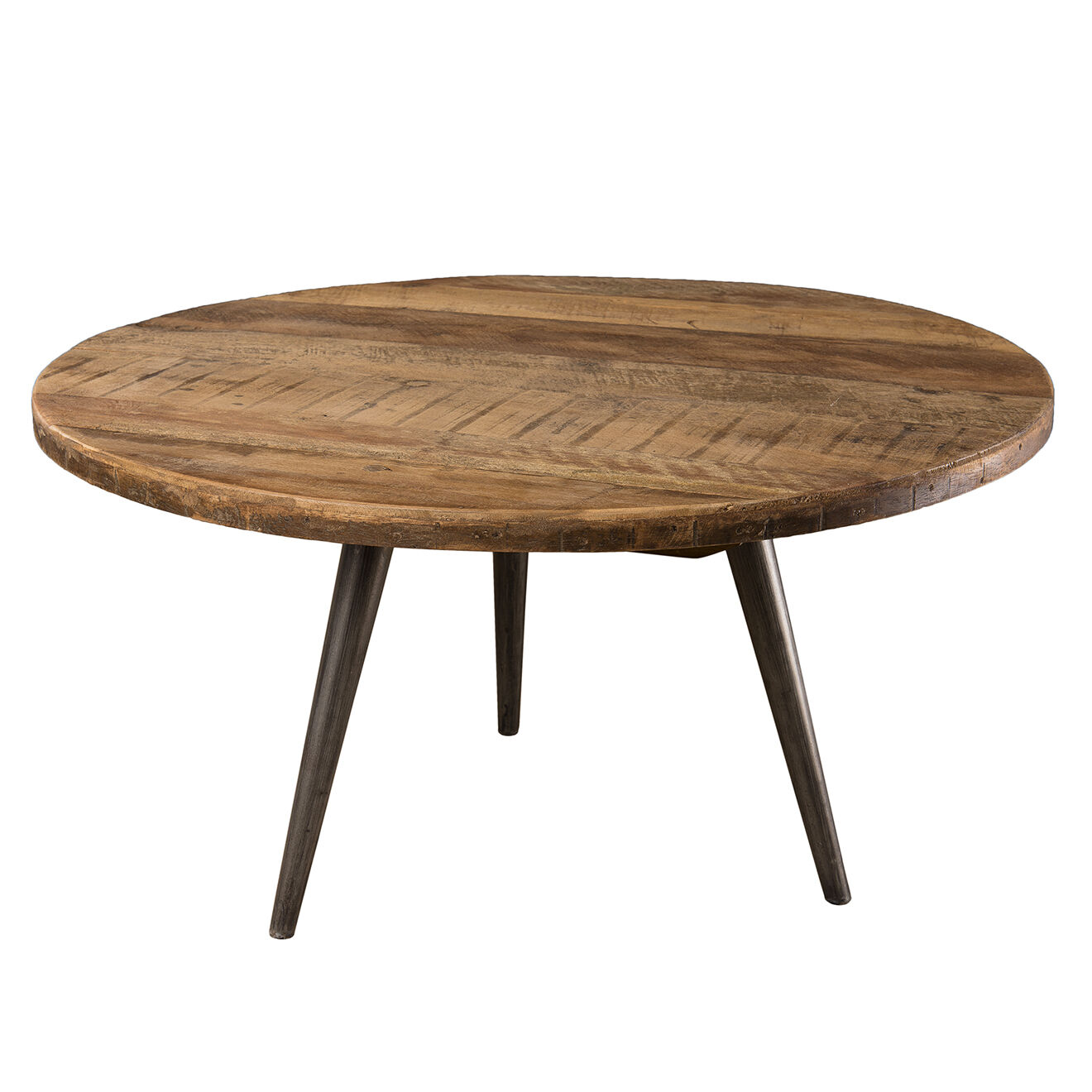 Macabane Table basse Sixtine teck - D.55xH.30 cm