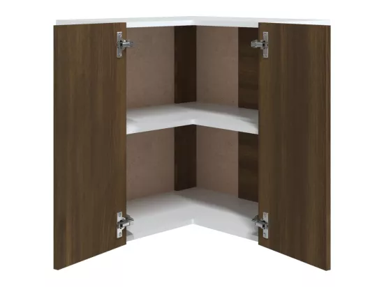 Armoire d'angle suspendue 