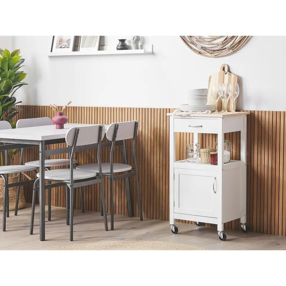 SIENA - Keukentrolley - Wit - MDF