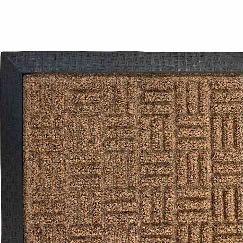 Außenmatte QUADRO - beige - 45x75 cm