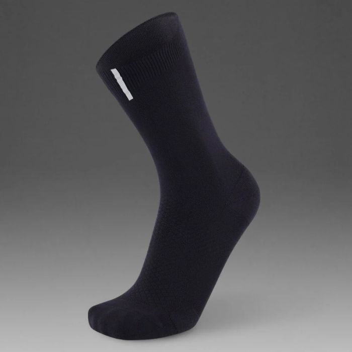 2XU Unisex Strømper Vectr Reflective Crew Socks Sort