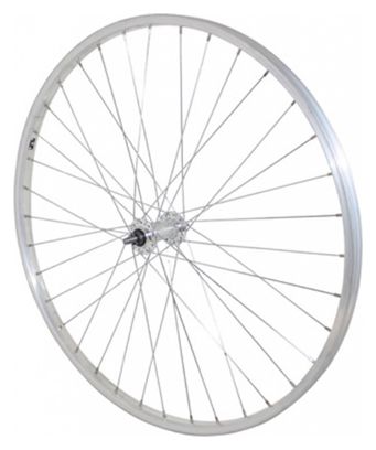 ROUE CITY 650X35B ALU AVANT MOY ALU AXE PLEIN (35-584) (VENDU AVEC ECROU 9X100)