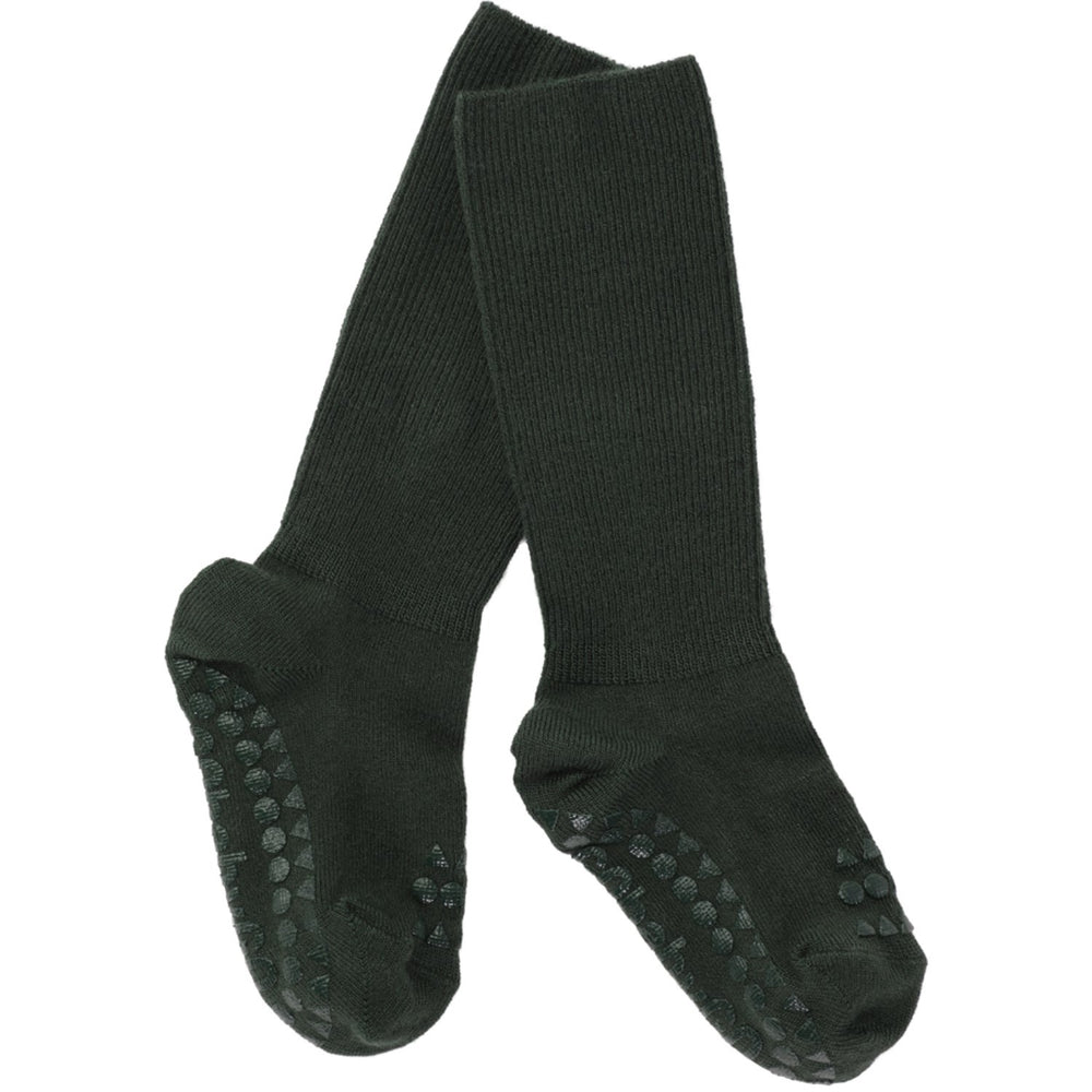 Køb Gobabygo Forest Green Non-Slip Strømper Bambus