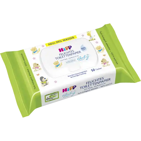 Feuchtes Toilettenpapier
