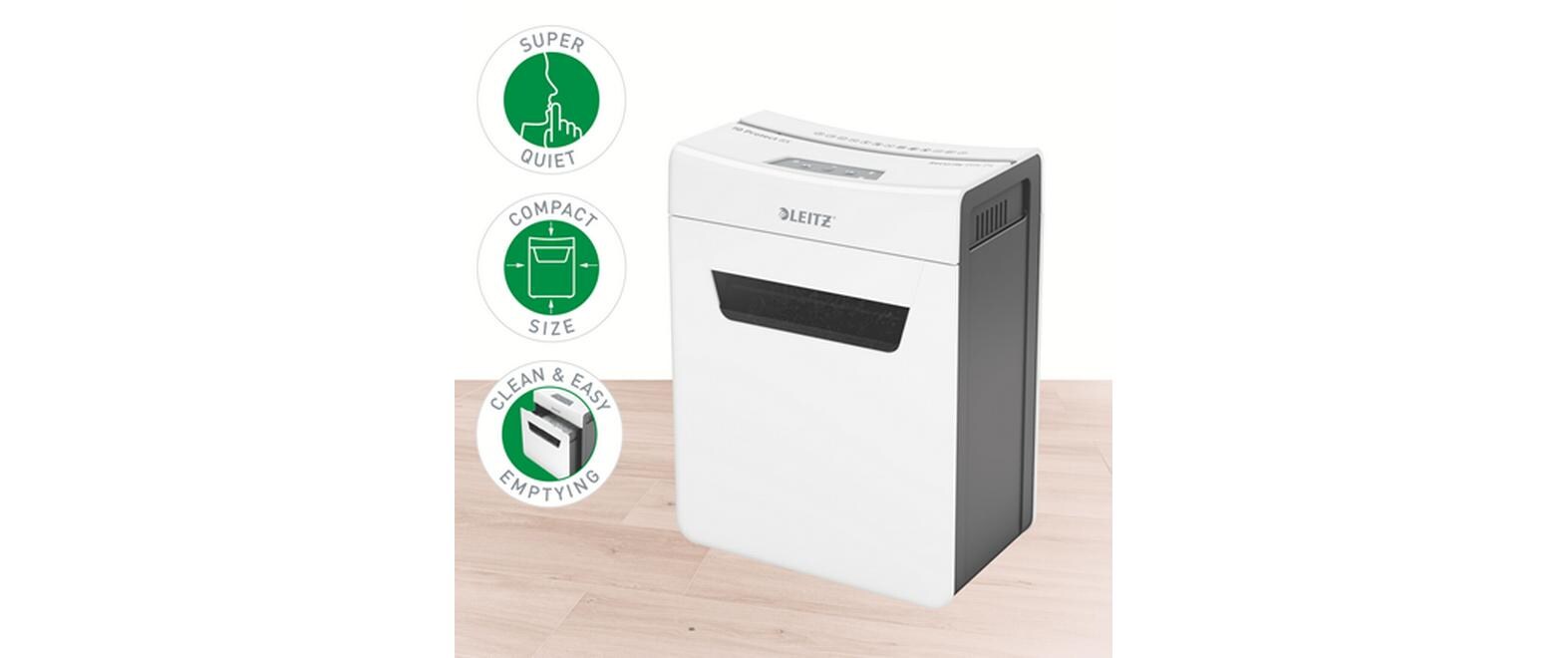 Aktenvernichter IQ Protect Premium 8X , P-4, 8 Blatt<br>Manueller Dokumentenvernichter mit Partikelschnitt für die sichere Vernichtung vertraulicher Unterlagen
