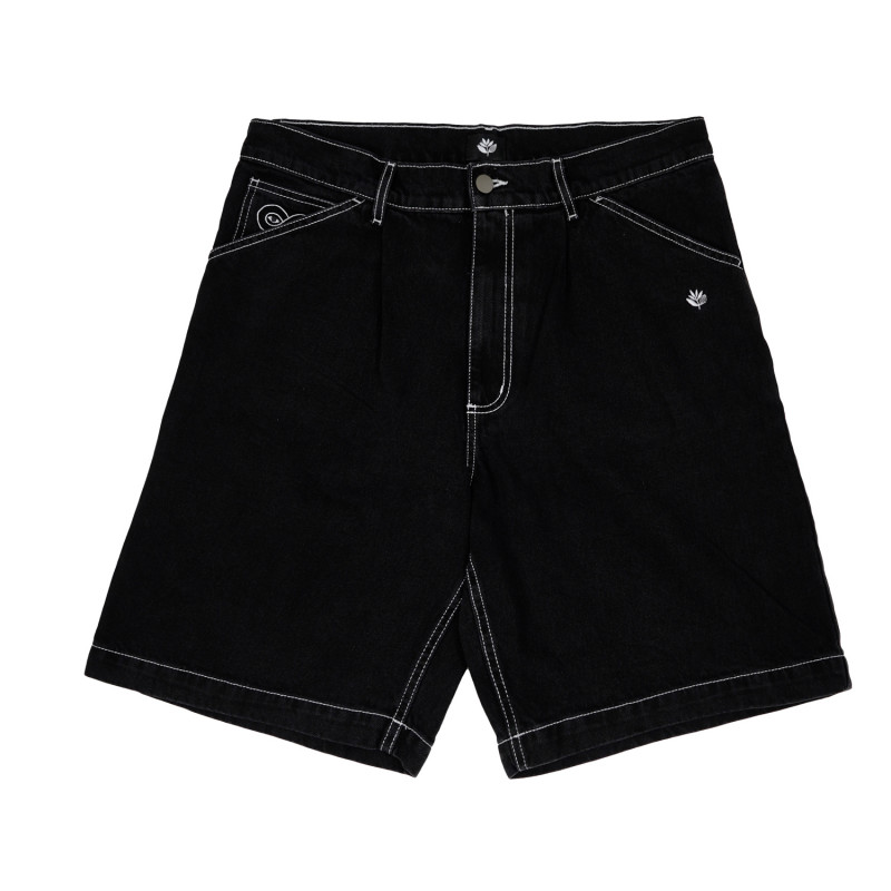 Short long en denim OG - Noir