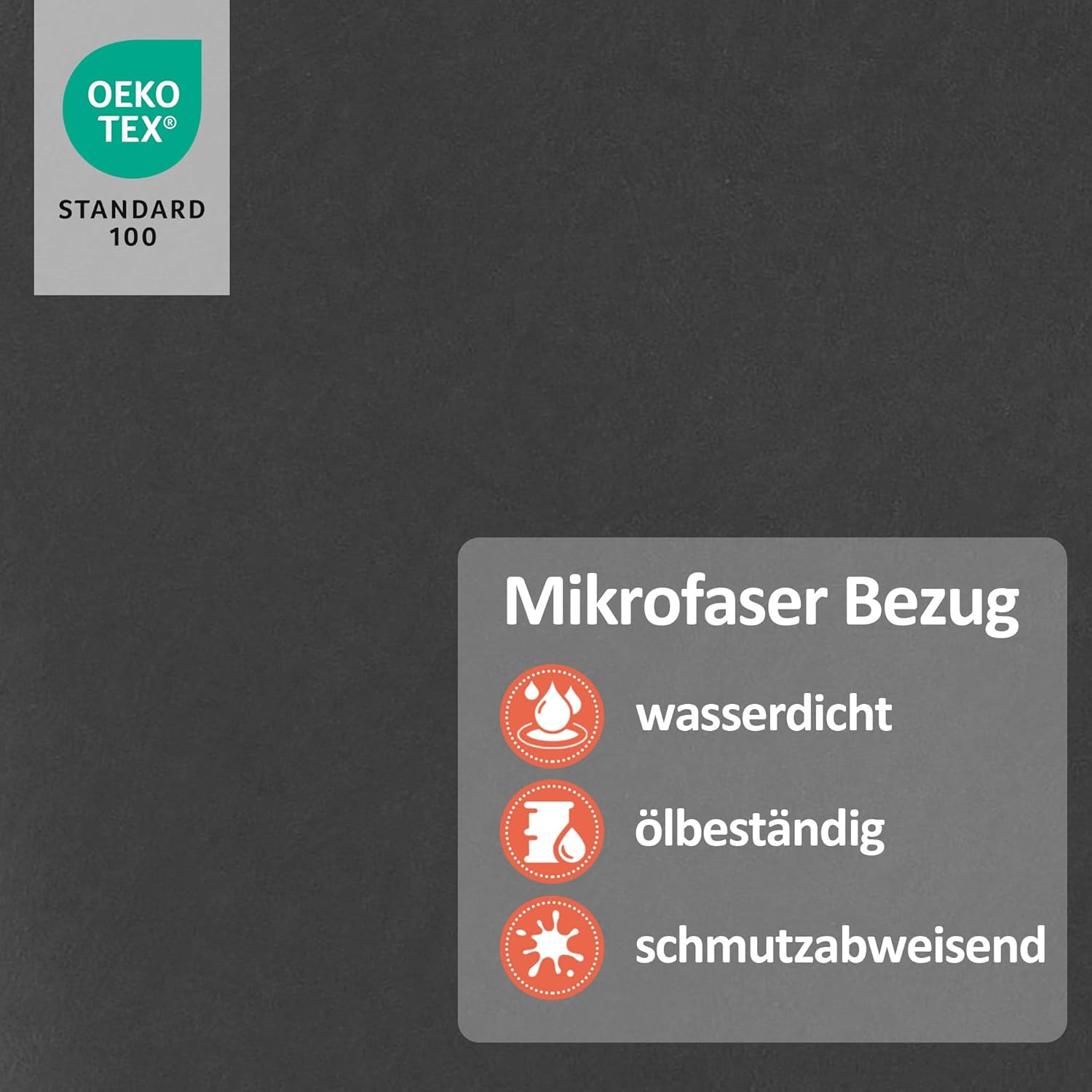 M MCombo Fernsehsessel mit Aufstehhilfe elektrisch, 3 Motoren, Rückenlehne & Beinstütze Getrennt Verstellbar, Relaxsessel mit Liegefunktion bis 170°, Verstellbare Kopfstütze (Mikrofaser, Dunkelgrau)