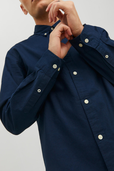 Jack & Jones blauwe heren overhemd
