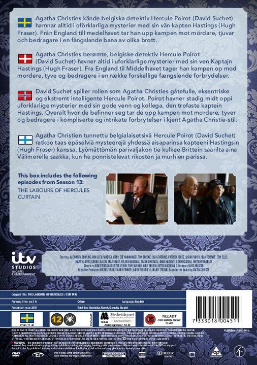 Poirot - Boks 16 - DVD