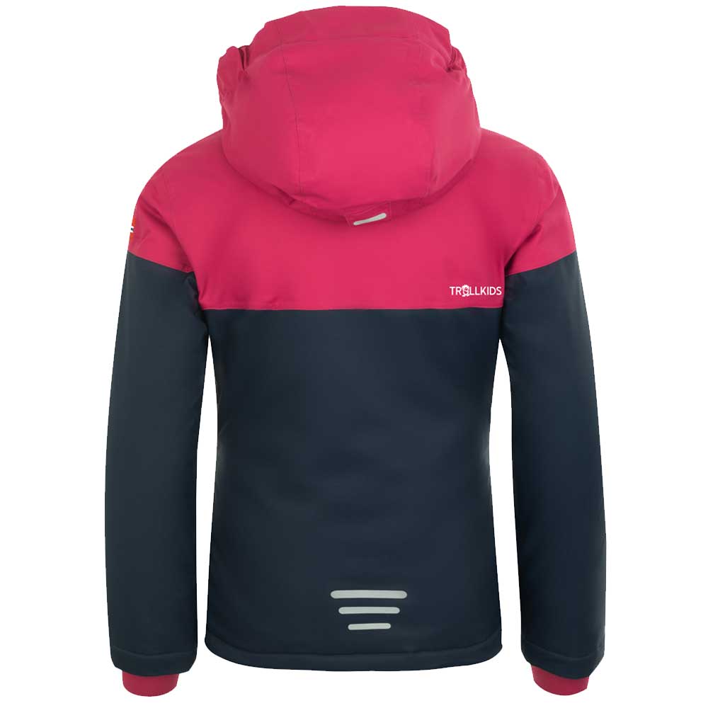 Trollkids Hallingdal Schneejacke Mädchen navy pink white
