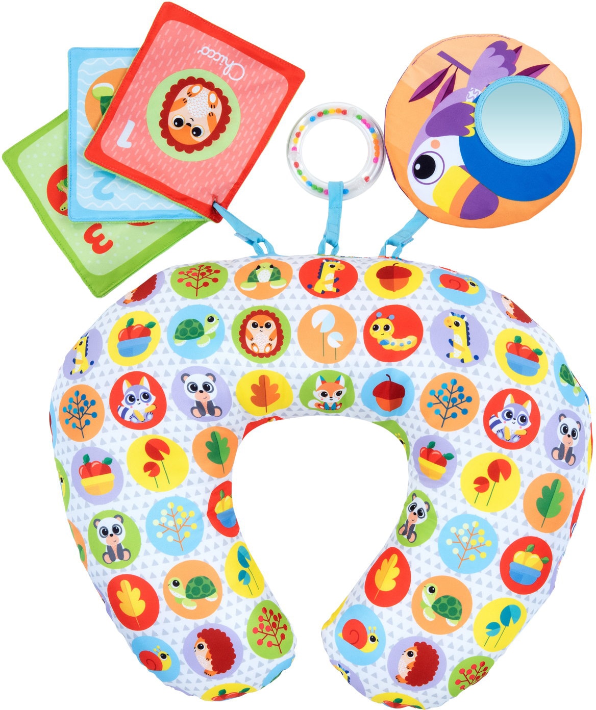 Chicco Greifspielzeug »Animal Tummy Time« Spielkissen