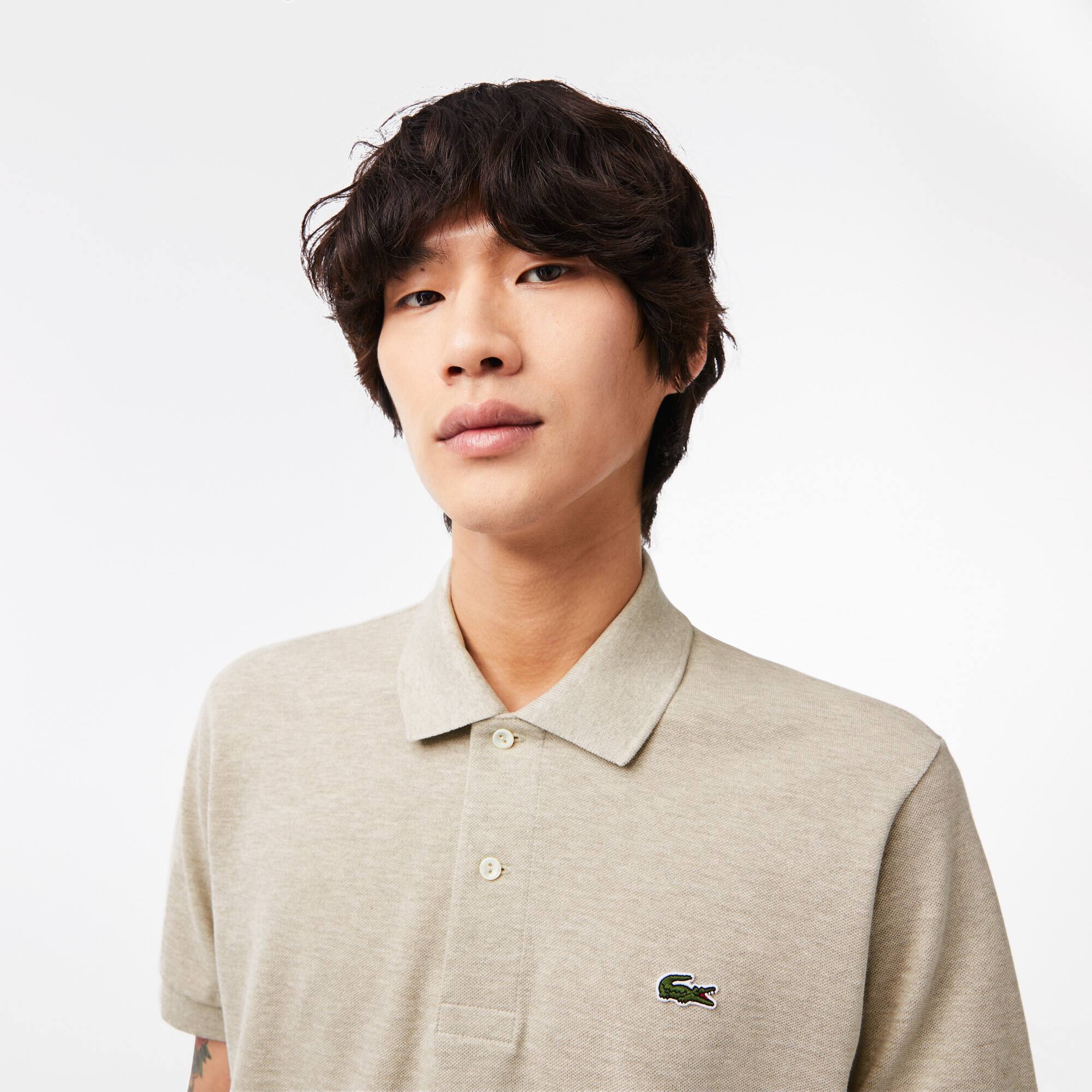 Original L.12.12 Heathered Poloshirt Kurze Ärmel - Beige - Lacoste - Herren