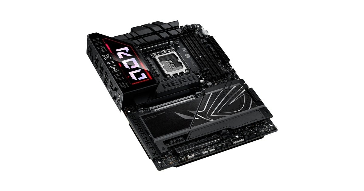 ASUSROG MAXIMUS Z890 HERO socket 1851 moederbord  (Zwart, RAID, 2.5Gb-LAN, 5Gb-LAN, Wi-Fi 7, BT, Sound, ATX)