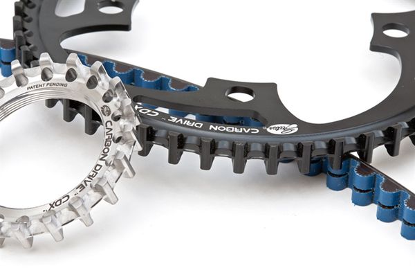 CDX Centertrack Riemen mit Nut  schwarz blau  120 Zähne