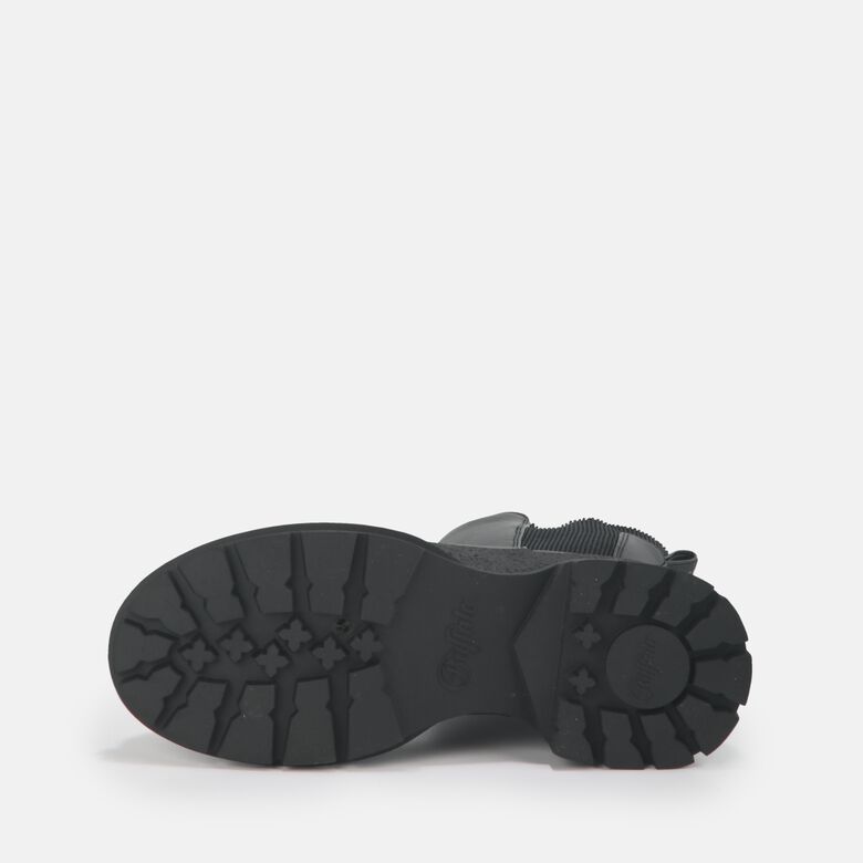 Shari bottines plates véganes, noir
