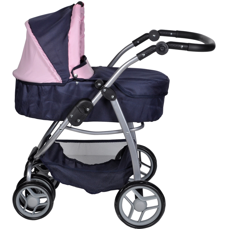 knorr toys® Puppenwagen Coco - My Little Princess blau