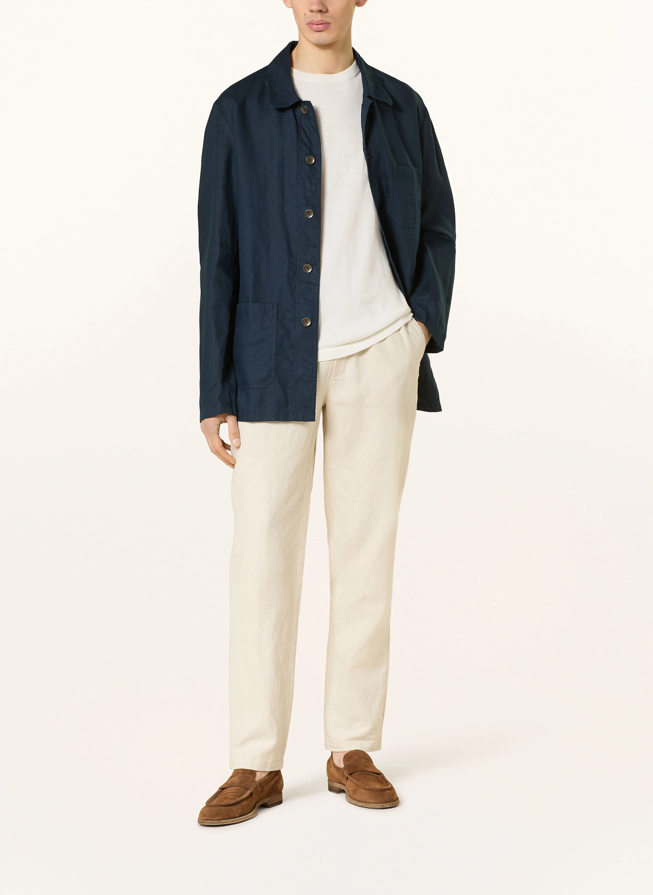 Q1 Manufaktur Leinen-Overjacket