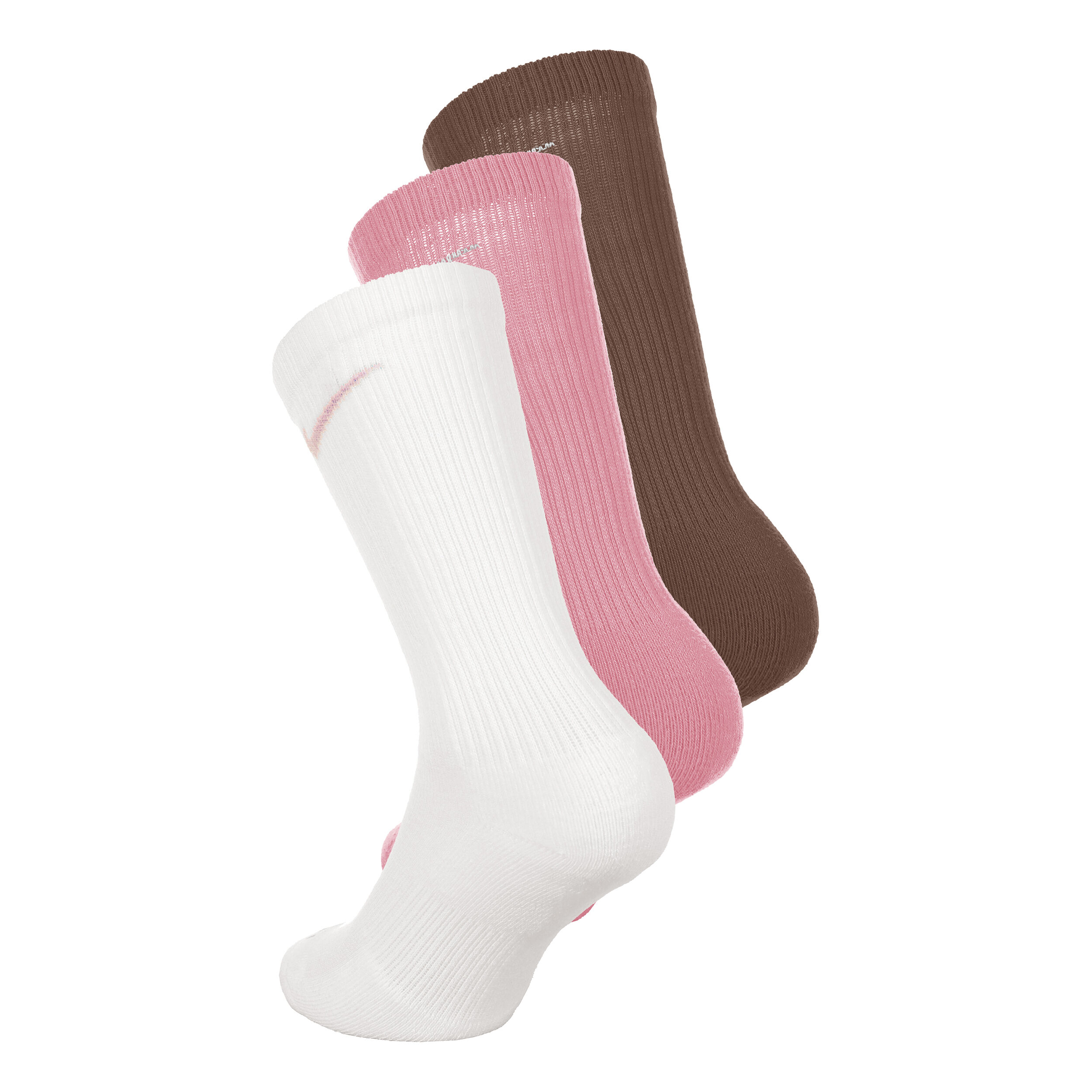 Nike Everyday Plus Cush Crew Chaussettes De Sport Pack De 3 - Multicouleur
