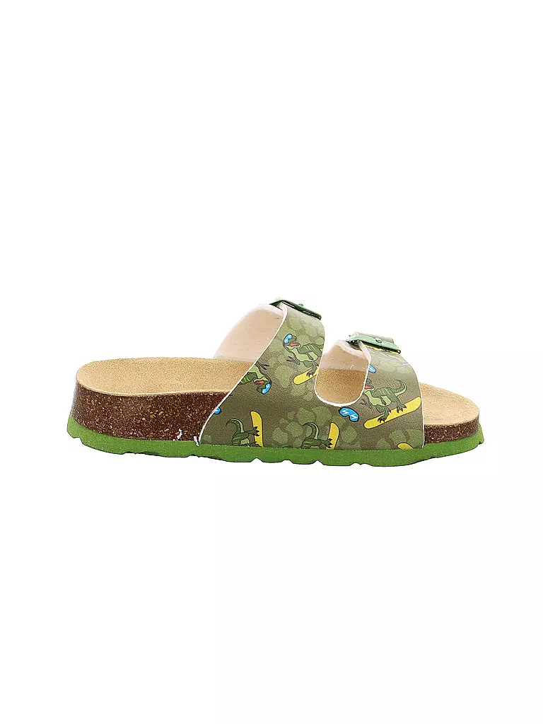 SUPERFIT Jungen Hausschuhe - Pantoffel  olive