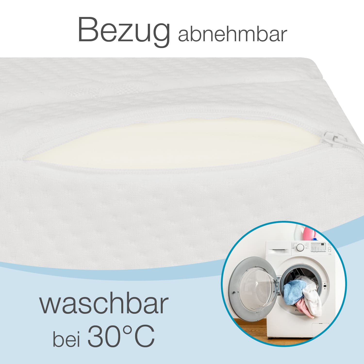 aktivshop Bett und Sofa Keilkissen faltbar