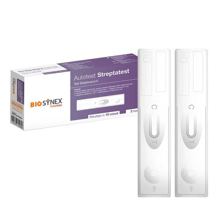 Streptatest Streptokokken A Schnelltest Rachen, 2 St