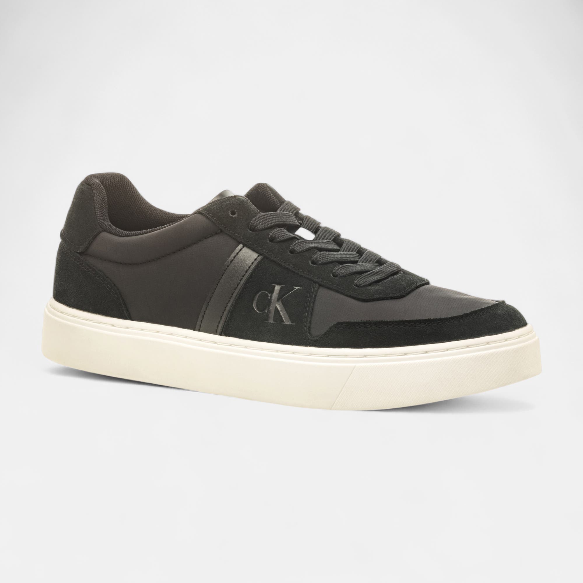 Baskets Homme en cuir noir