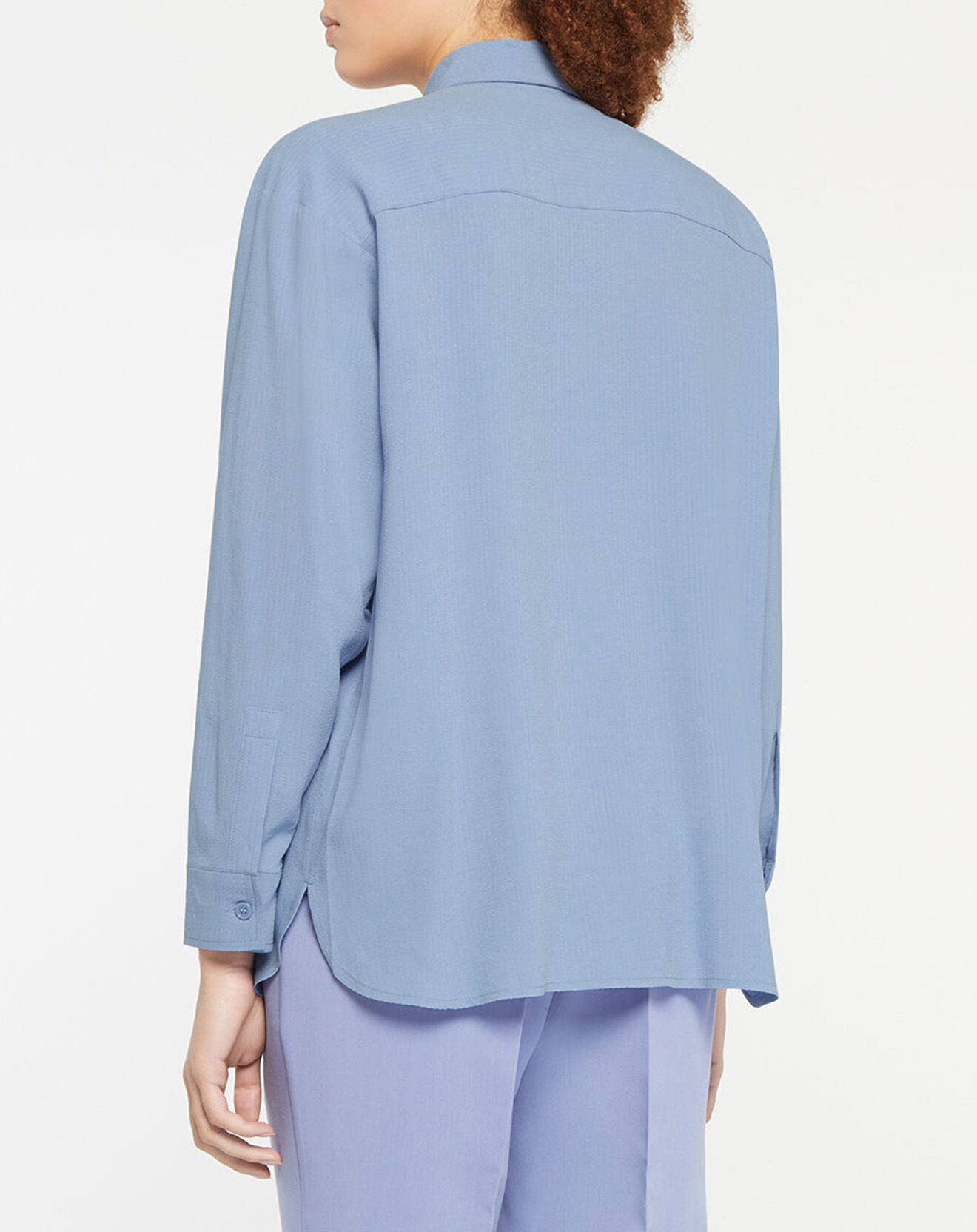 Galeries Lafayette Chemise Paros bleu moyen