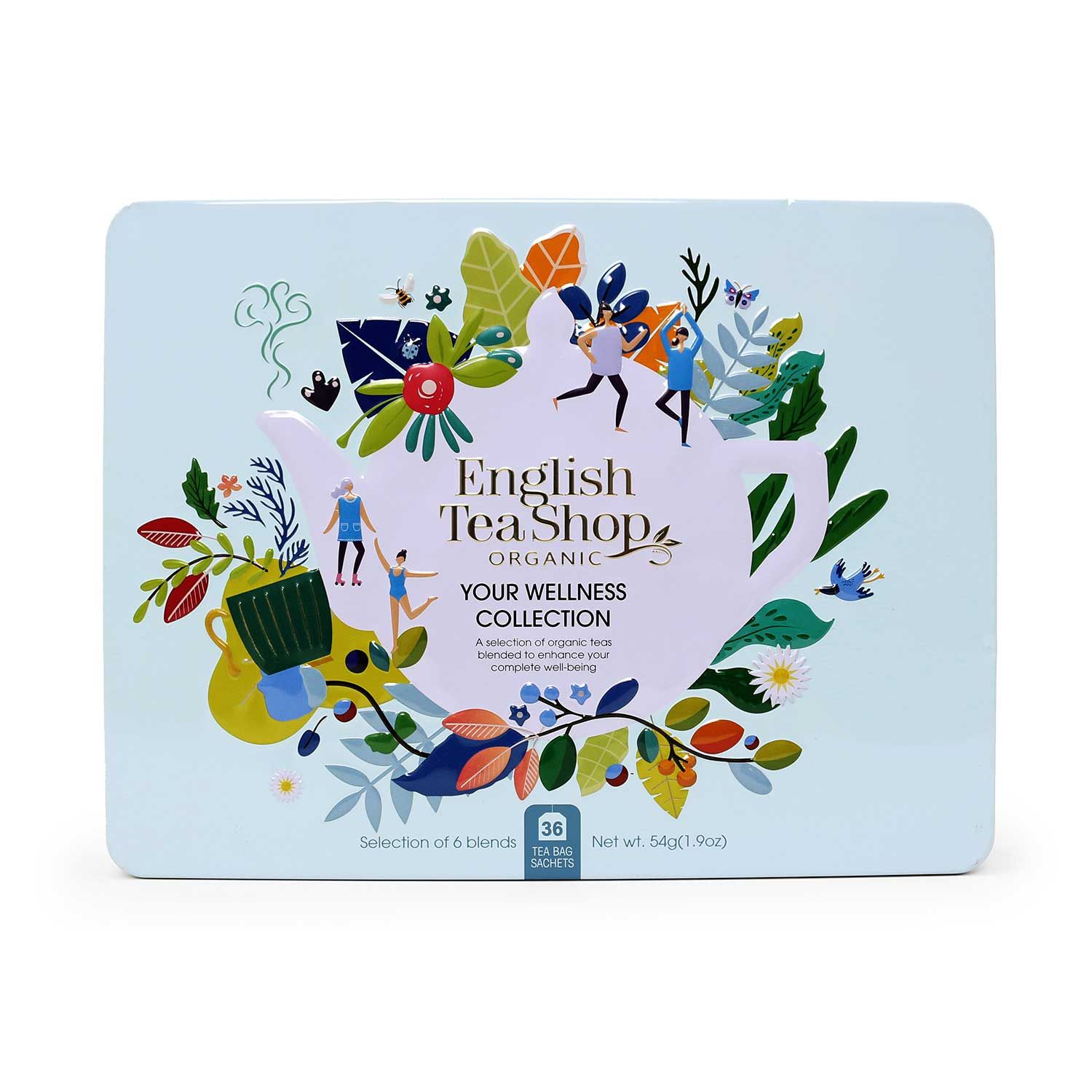 ETS - Tee-Kollektion in Metalldose Wellness-Kollektion bio