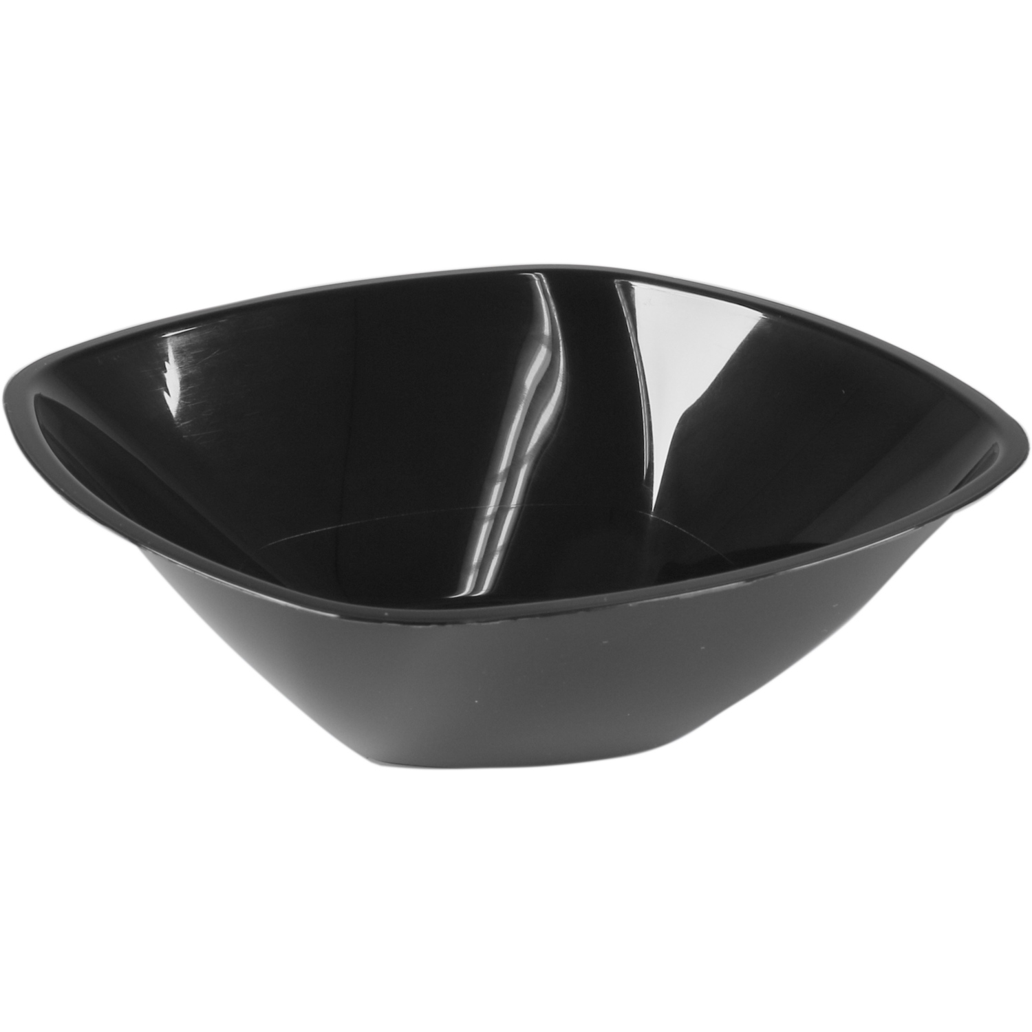 Goldplast Schaal, saladeschaal, reusable, pP, 1300ml, 21x21cm, use & reuse, zwart