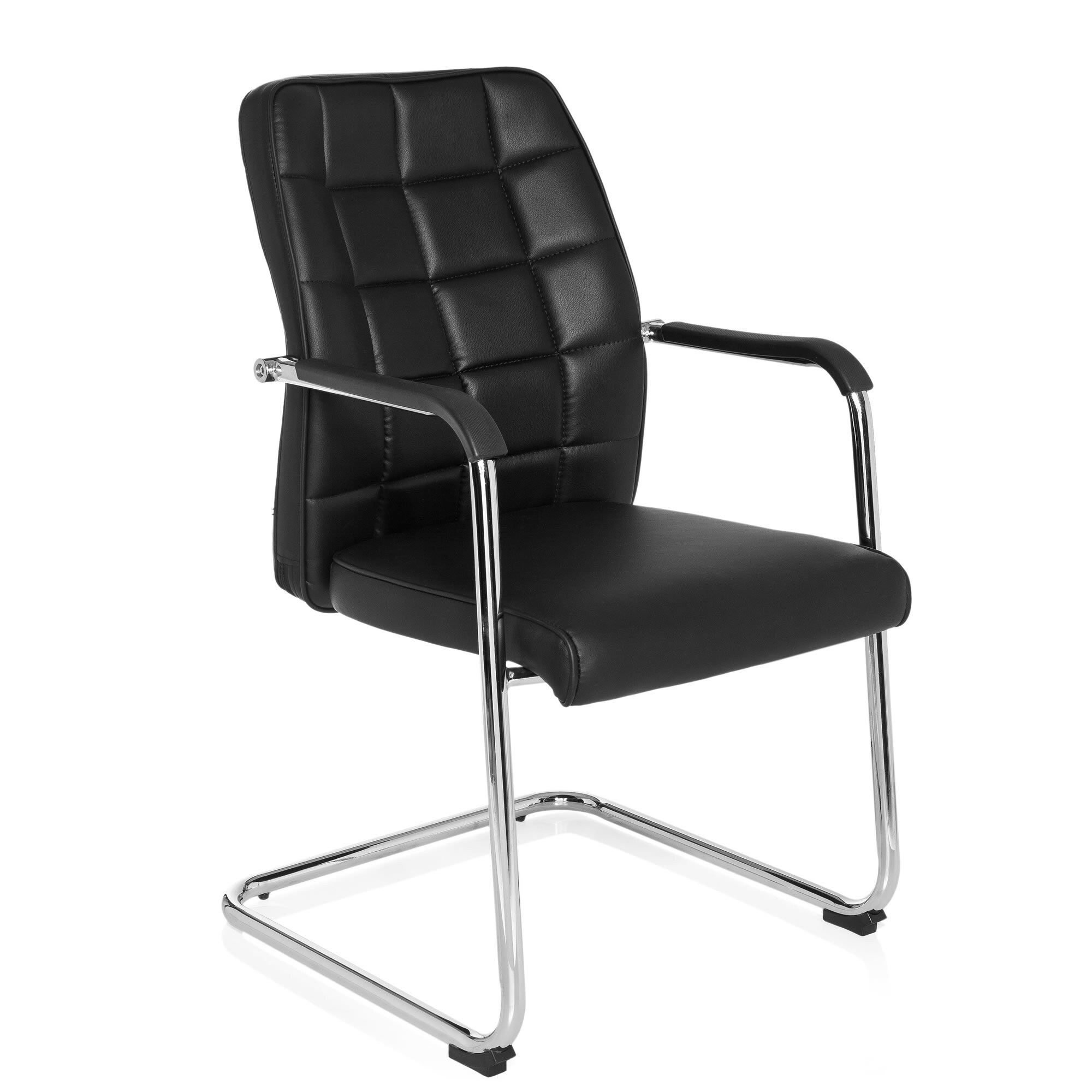 Freischwinger FLEXO V Kunstleder mit Armlehnen hjh OFFICE