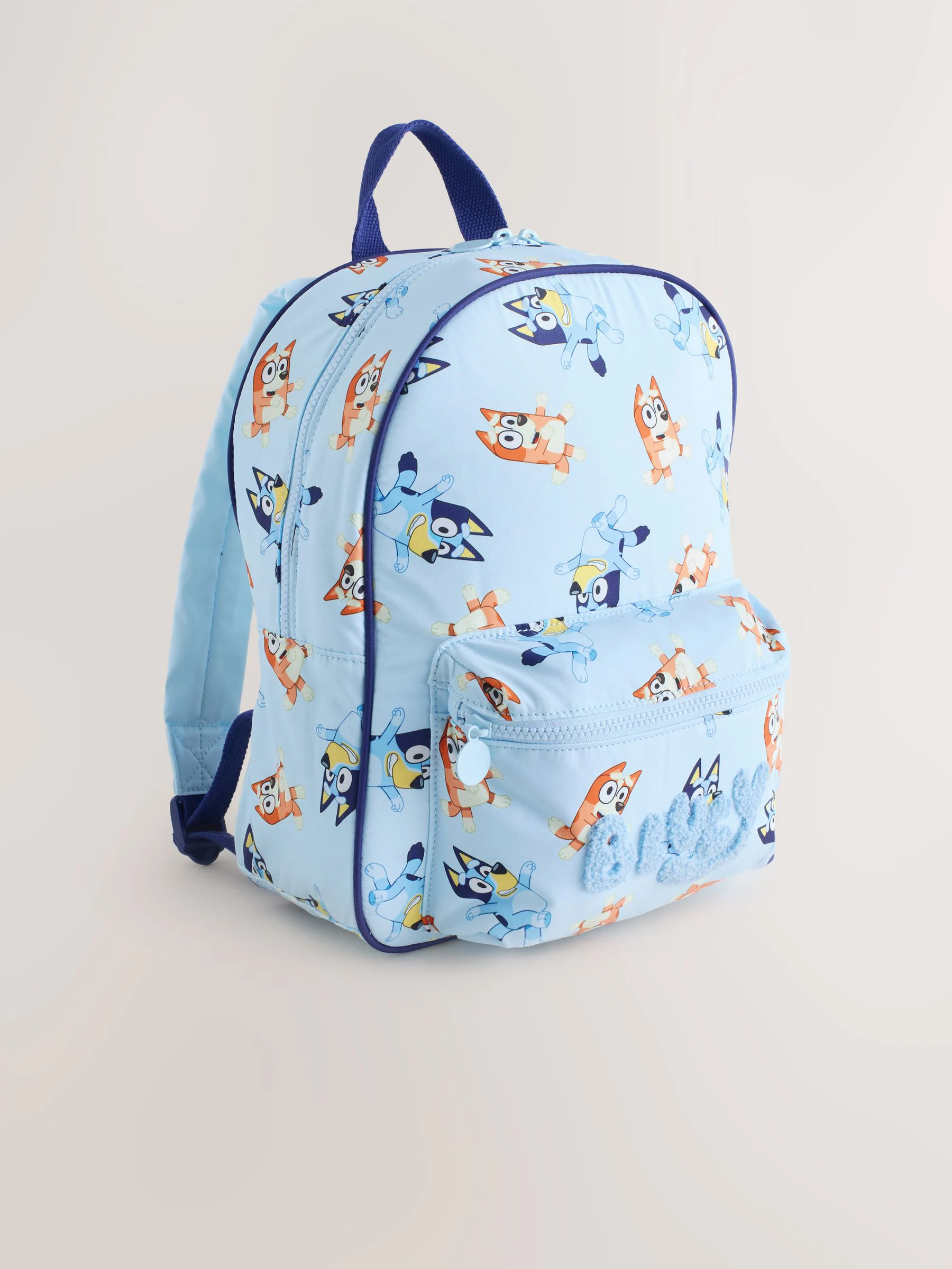 Blauw - Blauw met rugzak