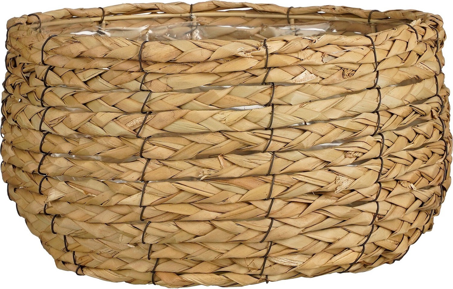 Mica Decorations plantenmand Dano bruin D 31 H 17 cm