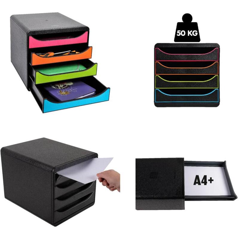 Module de classement Big Box 4 tiroirs Office