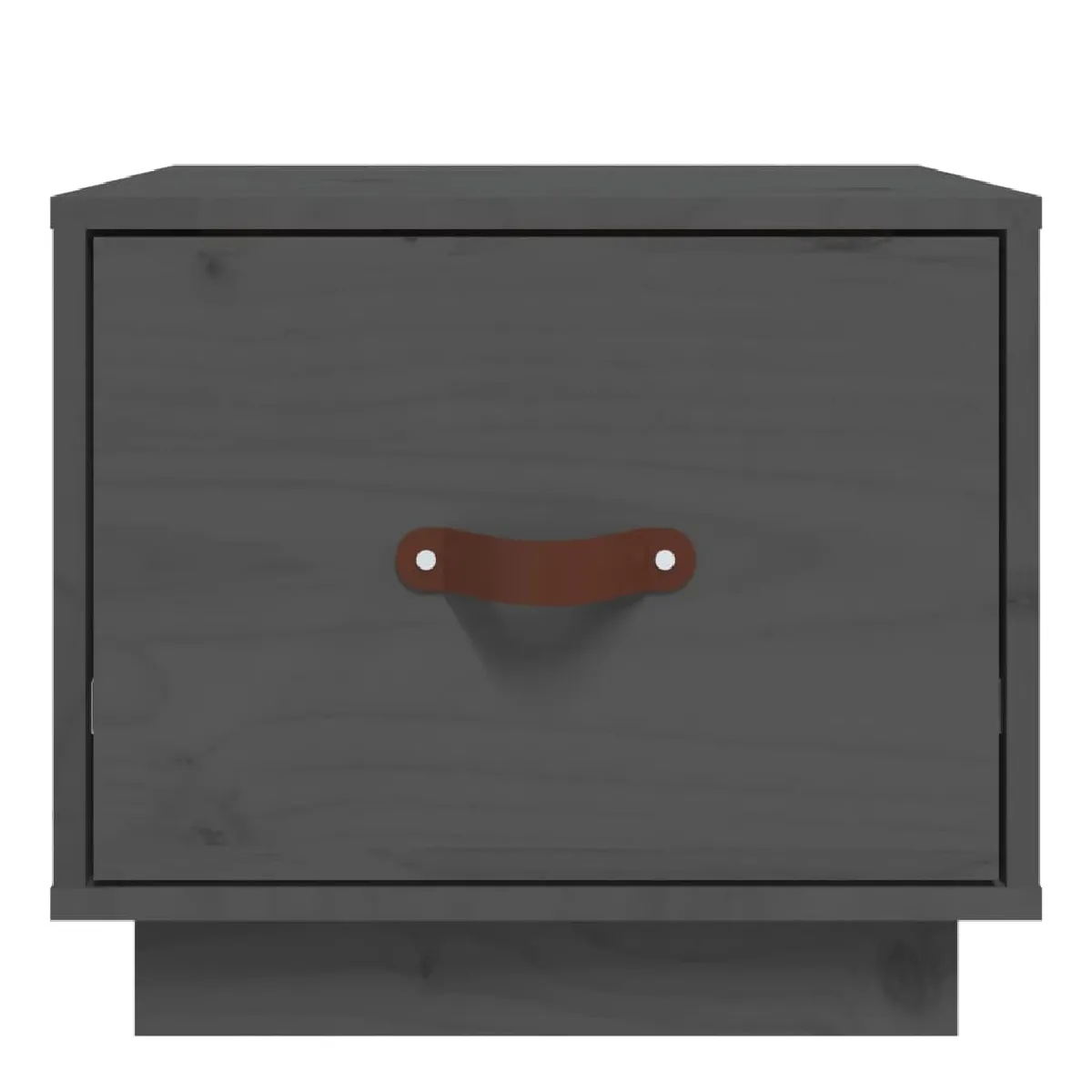 vidaXL Table de chevet Gris