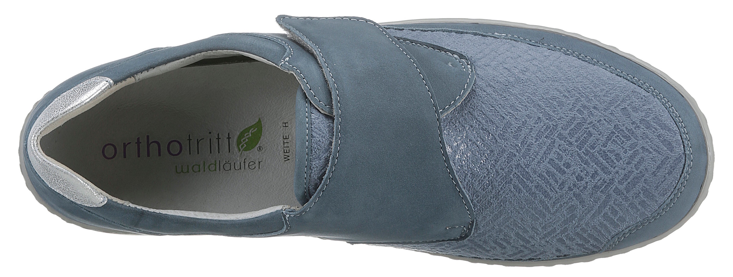Waldläufer Klettschuh »HENNI-Soft«  Komfortschuh, Freizeitschuh mit Textil-Stretch, H-Weite