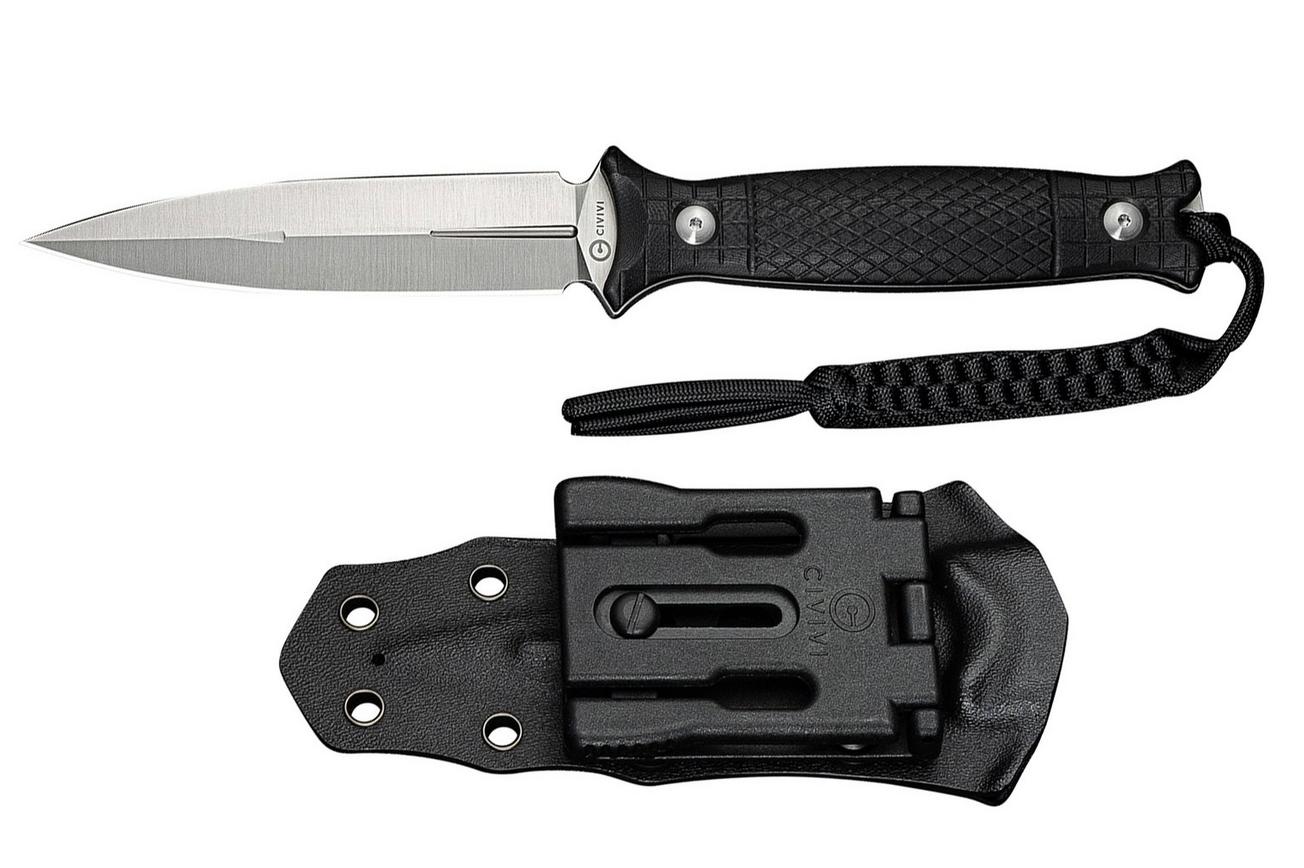 Civivi Perfrico C23026-1 Satin 14C28N Black G10, vaststaand mes