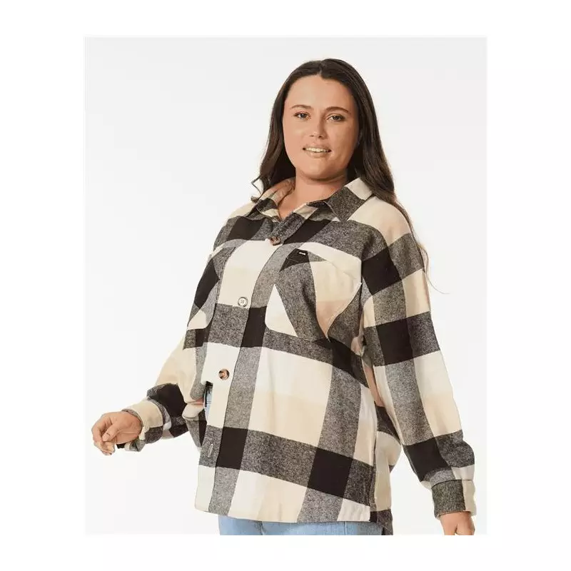 Chemise femme RIPCURL La Isla Flannel Shirt Black