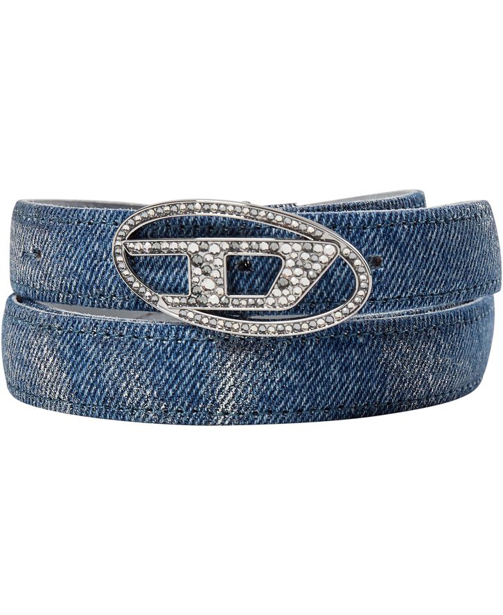 Diesel OVAL D LOGO B-1DR STRASS 20 belt H1022