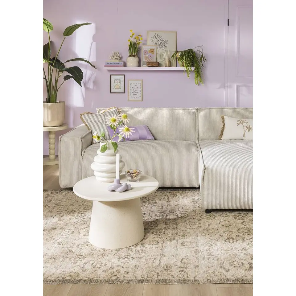 Vloerkleed Indra - beige - 160x230 cm