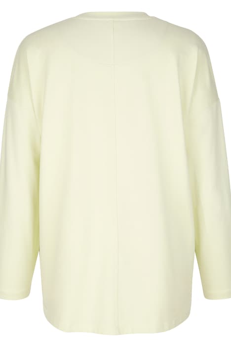 T-Shirt, oversized, Rundhals, Langarm