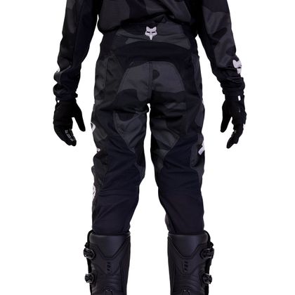 Pantalon cross Fox YOUTH 180 - STATK - Noir / Orange