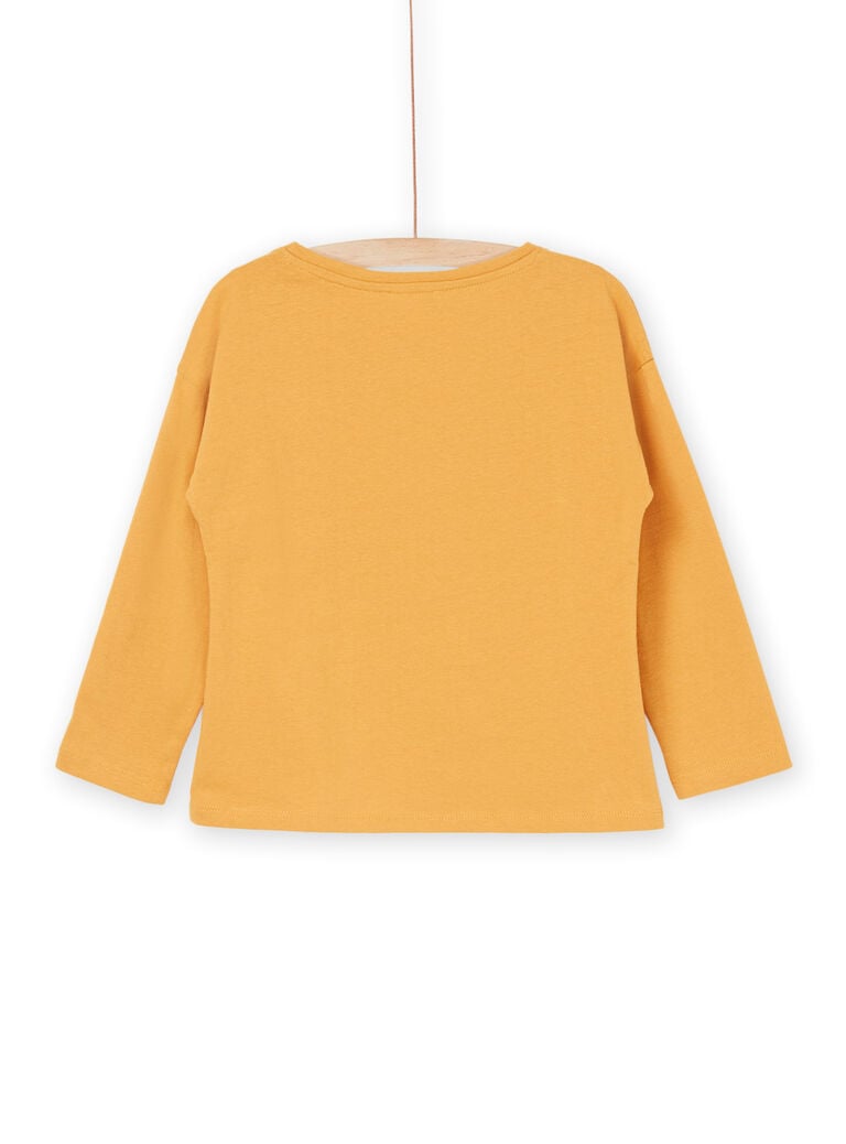 T-shirt orange à manches longues